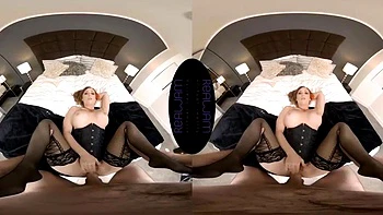 Red headed thot ft. D4N1 J3N53N: Blowjob, Doggy  Cowgirl VR Porn