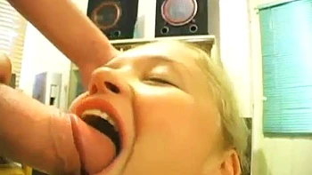 Cute Canadian babydoll sucks cock ft. Christine Young: Blowjob, Blonde  Cumshot Porn