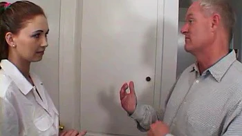 Babysitter doing her work