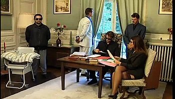 Karen Lancaume Double Penetrated Secretary: Blowjob, Anal  Brunette Porn