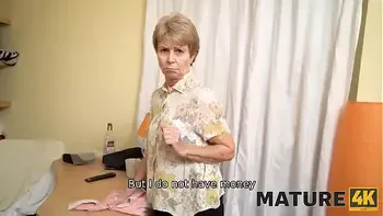 MATURE4K. Man is here to please mature woman nailing the hungry pussy