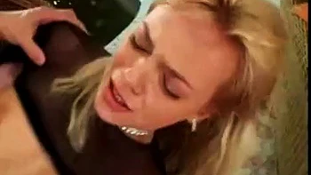 Two cocks for a beautiful blonde: Blowjob, Doggy  Cowgirl Porn