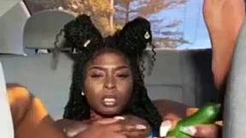 Cucumber pussy: Big Tits, Fansly  Big Dick Porn