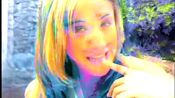 Sweet blonde teen pussy licked before big cock drills her holes