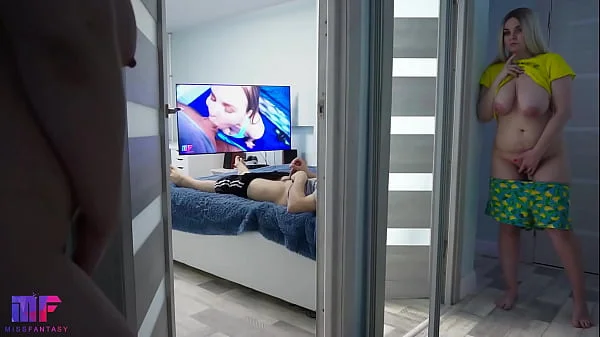 Stepdaughter spying on stepdad part 2