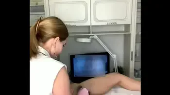 Depilation for a very sexy girl, during the procedure I got very wet, could I resist stroking her?
