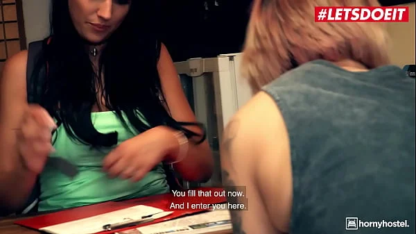 HORNY HOSTEL - Jolee Love & Jason Steel - Busty Girl Gets Anal From Horny Roommate