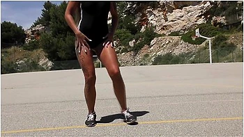 Fitness Girl Fucked On The Basketball Court - Arya Laroca