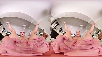 Vr180sbs: Blowjob, Cowgirl  Blonde Porn