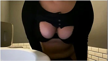 Bbw In Bar Toilet Undresses And Caresses Huge Tits Irina Priroda