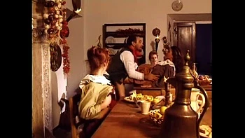 Retro Italian Orgy with Huge Tits - Roberto Malone Fucks Eva Falk & Karen Lancaume - Big Boobs Blowjob & Cum Swallowing