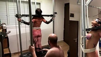 Amateur BDSM Session: Yoggi & Ann's Hardcore Home Whipping with Machine