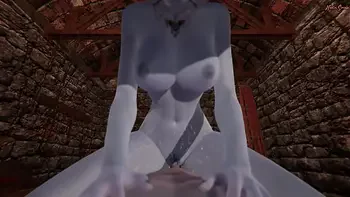 POV fucking the hot vampire milf Lady Dimitrescu in a sex dungeon. Resident Evil Village 3D Hentai.