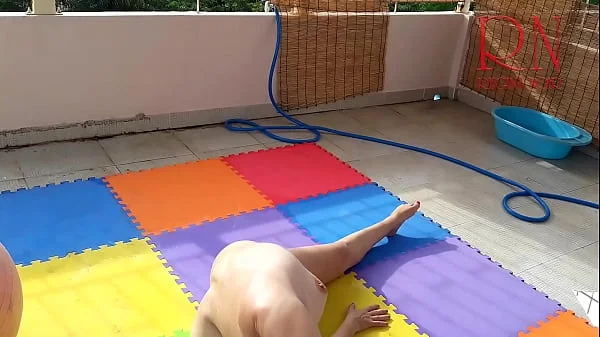 Naked yoga Naked gymnastics Nude Yoga PART 2