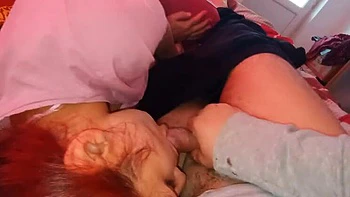 Stepdaughter Blowjob with Creampie Mouth Cumshot - Cleopatra & Ionut899 Amateur POV