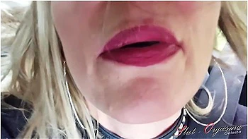 Having A Little Fun In My Car After A Shopping Tour - Throat Bulge