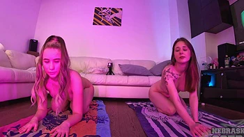 Passionate lesbian sex with Melesa and Muna, who don’t need boys to satisfy themselves