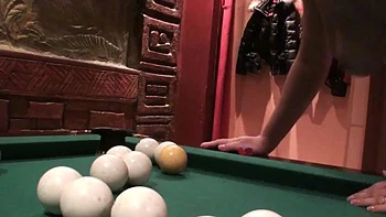 We played strip-pool and I got to penetrate her pussy: Blowjob, Doggy  Cowgirl Porn