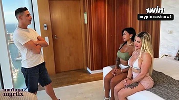 Un Grupo De Amigas Con Ganas De Sexo Folla Con Un Espanol Que Conocen En La Playa - Mariana Martix