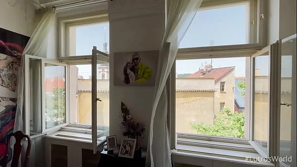 18yo Stepdaughter POV Morning Blowjob Before Heading To Work - Isabella De Laa