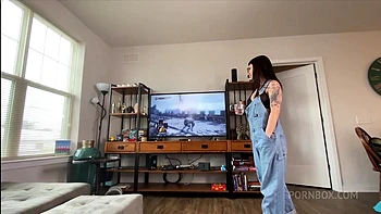 Pov - Fucking My Stepsister's Fat Ass - Gape And Anal Creampie! Steve Rickz And Ava Damore