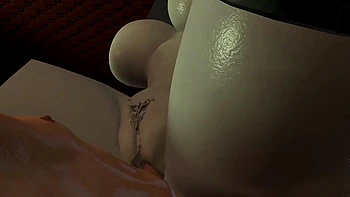 Curvy Lady Dimitrescu Rides on Top - Resident Evil Porn Parody