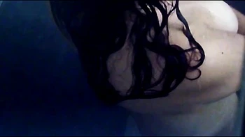 Natural busty spycam shower