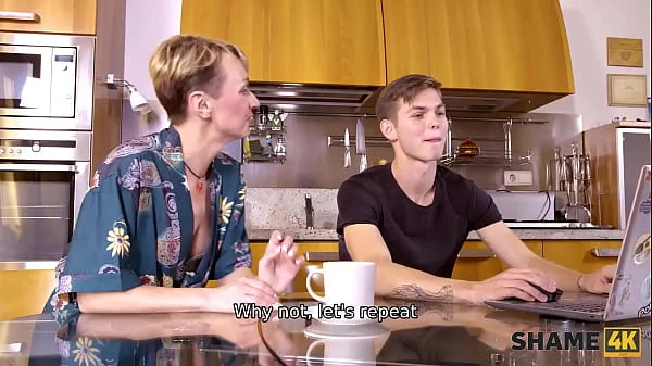 SHAME4K. Hot studs dream is to have an adventure with an old hottie