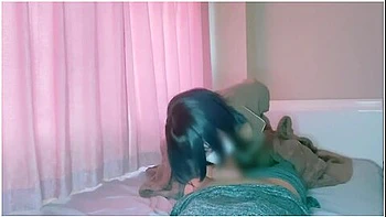 Yomi Chanwaking Up With A Thick Blowjob Continuous Climax By Riding On A Cowgirls Back!