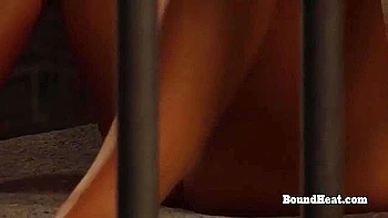 Curvy Lesbian Girl In Prison Cant Keep Hands Of Her Pussy