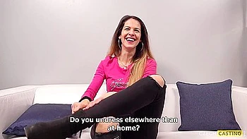 Michaela Gets Hairy Pussy Railed At The Casting