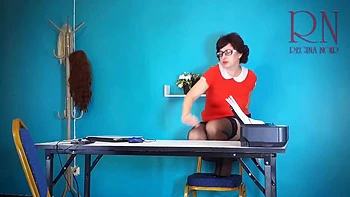 Sexretary Secretary Shows Pussy The Boss Shoots A Naked Secretary On Video - Pussy Boss