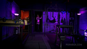 Hot Redhead Domme Meets Up With Her Bull In The Sex Dungeon