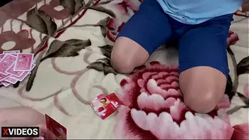 Stepmom had to spread her legs in front of her stepson after losing a card game