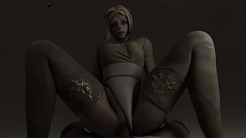 POV Blonde Girlfriend Sit on My Big Cock and Cum in Her Pussy