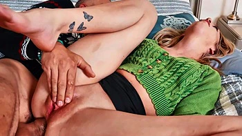 DILF Feeds Her His Load & It's A Wrap