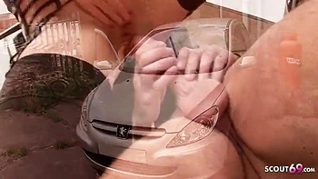 Ginger Meter Maid Samantha Bentley Has Rough Outdoor Sex At Work