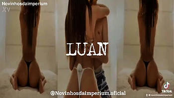 The Blonde And The Young Brunette In A Swing House