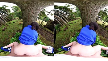 Outdoor Camp JAV VR: Blowjob, Doggy  Cowgirl Porn