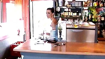 Brunette Gets Cum on Her Ass: Blowjob, Doggy  Hardcore Porn