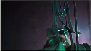 Shibari Hook Suspension - Tattoo Couple Bondage In The Air