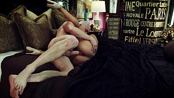 Heather Vahn and Madison in spread legs action