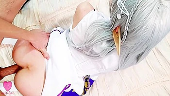 Innocent Elf Emilia From Re:zero Was Passionately Fucked