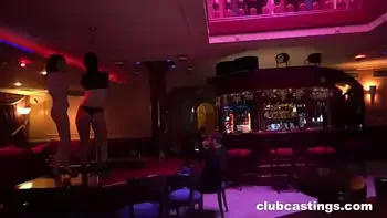 Taylee’s interview at a strip club