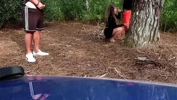 Real Amateur WIFE getting a FACIAL of a STRANGER in a PUBLIC RISKY PLACE ( CUCKOLD BOY WATCHING)