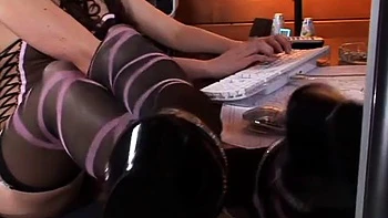 Guy with foot fetish licking ass