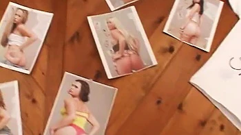 Brunette exposed her pussy to black guys tongue