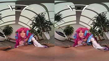 Pink LOL Cosplay Vr: Blowjob, Cowgirl  Cumshot Porn