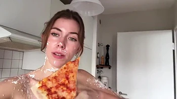 Goddess Brunette Spreads Ass While Modeling For Bdsm/fetish Art Project In Berlin