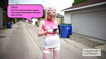 Stunning Hooker Alice Pink Hooks Up With Bryan Gozzling!